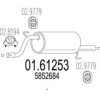  0161253 End Silencer